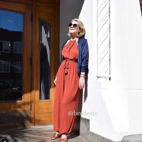 Anthropologie Elevenses North Beach Jumpsuit. L/XL Petite NWT - Picture 7 of 7